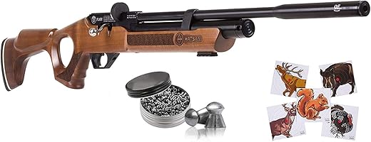 Hatsan Flash Wood QE .25 Cal Air Rifle Bundle