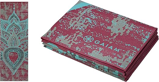 Gaiam Folding Travel Fitness & Exercise Mat