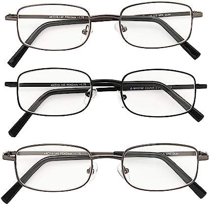 Foster Grant Men's Council Rectangular Reading Glasses - Image 2