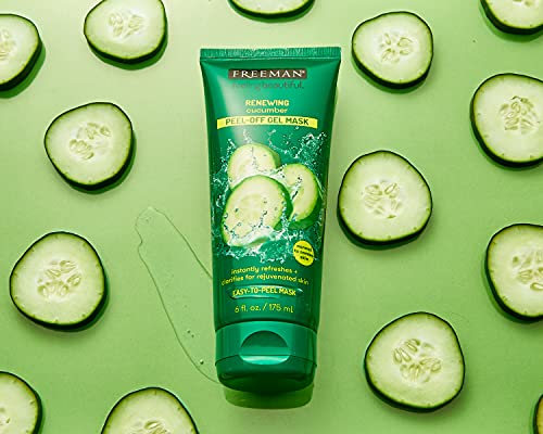 Freeman Cucumber Facial Peel-Off Mask - 6 oz - Image 3