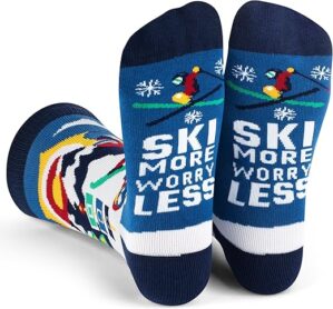 Lavley Funny Outdoor Activities Socks – Novelty Gifts