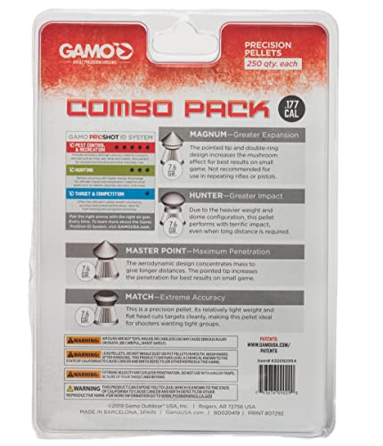 Gamo 632092954 Air Rifle Pellets Combo Pack - Image 2