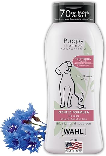 Wahl Gentle Puppy Shampoo - Cornflower & Aloe 820002A