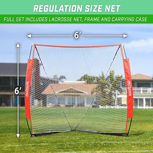 GoSports Regulation 6' x 6' Portable Lacrosse Net - Image 4