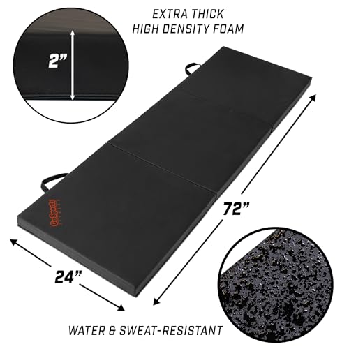GoSports Tri-Fold 6 Ft Exercise Fitness Mat - Image 3