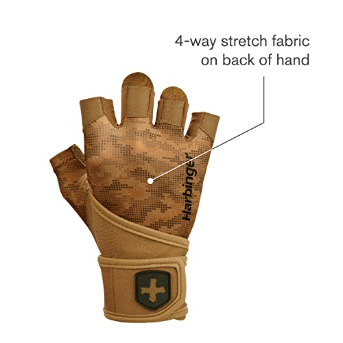 Harbinger Pro Wristwrap Gloves 2.0 For Weightlifting - Image 5