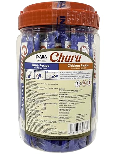 INABA Churu Cat Treats, Grain-Free, Tuna & Chicken - Image 2
