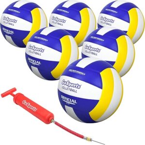 GoSports Indoor Competition Volleyball – Synthetic Leather