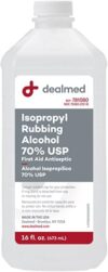 Dealmed Isopropyl Rubbing Alcohol 70% USP, 16 fl. oz
