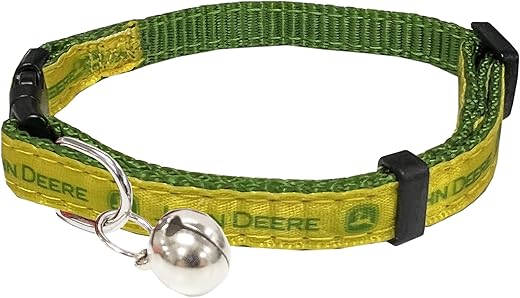 Pets First John Deere Satin Cat Collar (JOD-5034-DS)