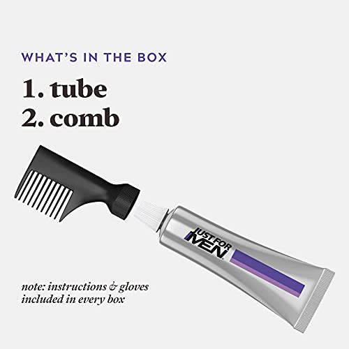 Just for Men Touch Of Gray Hair Color Kit, Medium Brown, T-35 - Image 3