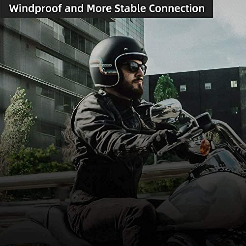 JZAQ Motorcycle Helmet Bluetooth Headset, Waterproof - Image 2