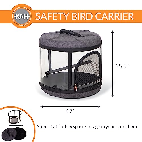 K&H Pet Products Mod Bird Carrier Travel Cage, 360 View - Image 4