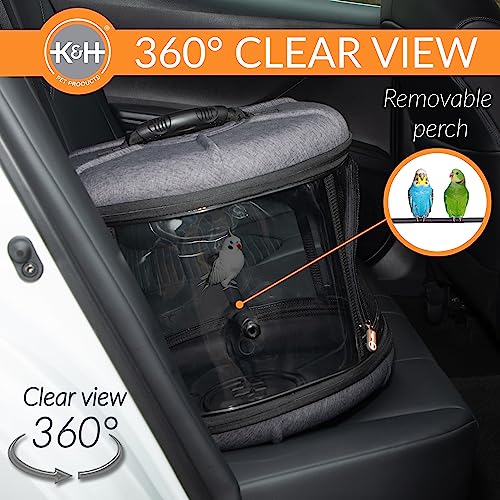 K&H Pet Products Mod Bird Carrier Travel Cage, 360 View - Image 2