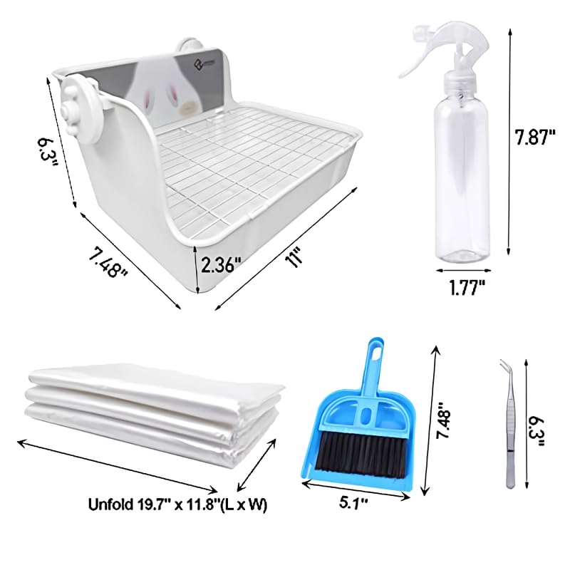 kathson Rabbit Litter Box Toilet, Bunny Potty Trainer - Image 3