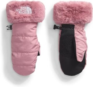 THE NORTH FACE Kids’ Mossbud Swirl Mitt, Mauve, X-Small