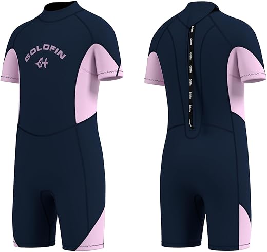 GoldFin Kids Wetsuit 3mm Neoprene Back Zip