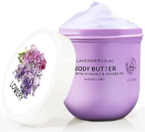 LOVERY Lavender Lilac Body Butter – Hydrating Moisturizer