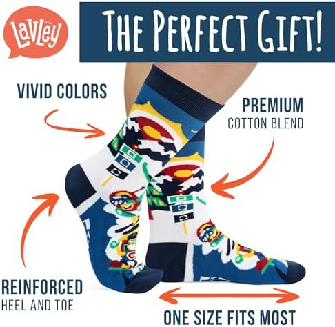 Lavley Funny Outdoor Activities Socks - Novelty Gifts - Image 2