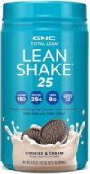 GNC Lean Shake 25 Protein Powder, Cookies And Cream