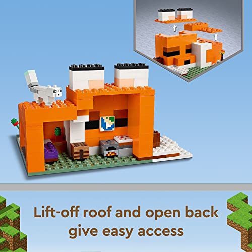 LEGO Minecraft Fox Lodge House 21178 Animal Toys - Image 5