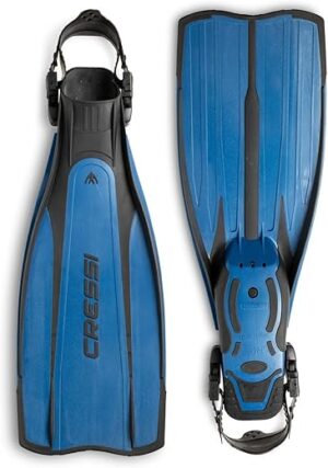 Cressi Lightweight Adult Open Heel Scuba Fins