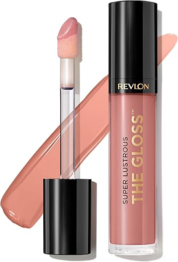 REVLON Lip Gloss, Super Lustrous, 215 Super Natural