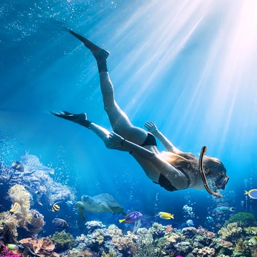 LITTLEJSY Adult Snorkel Set 180° Panoramic Mask - Image 3