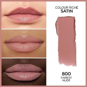 L’Oreal Paris Colour Riche Satin Lipstick, Fairest Nude
