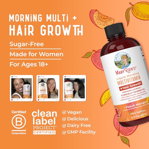 MaryRuth Organics Liquid Multivitamin + Lustriva® Hair Growth - Image 4