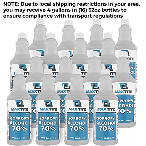 MAXTITE Isopropyl Alcohol 70% (1 Gallon) - Image 2