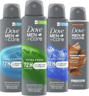 Dove Men+Care Antiperspirant Deodorant Spray Set
