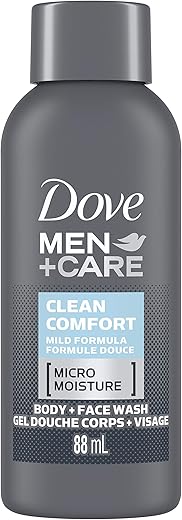 DOVE MEN + CARE Men + Care Hydrating Clean Comfort Body Wash, 3 oz