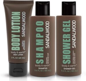 BODY & EARTH Men’s 3PC Sandalwood Gift Set