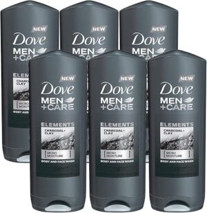 Dove Men’s Body & Face Wash, Charcoal & Clay