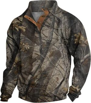 Generic Men’s Camo Performance Pullover Sportswear