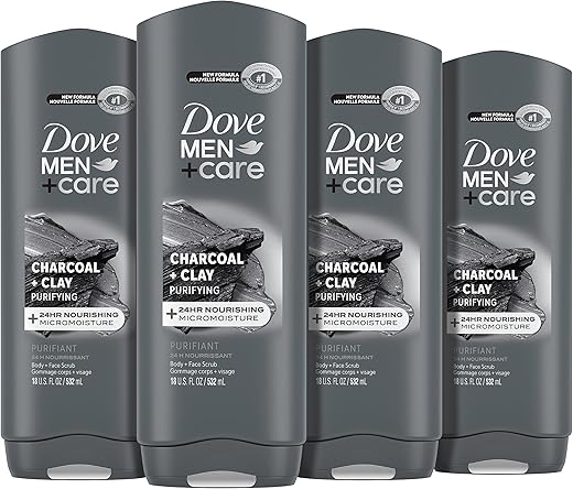 DOVE MEN + CARE Men's Elements Body Wash Charcoal + Clay