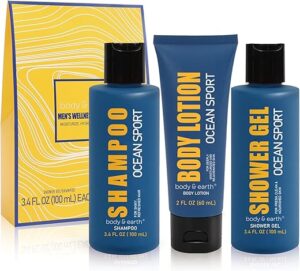 BODY & EARTH Men’s Fresh Ocean Scent Gift Set