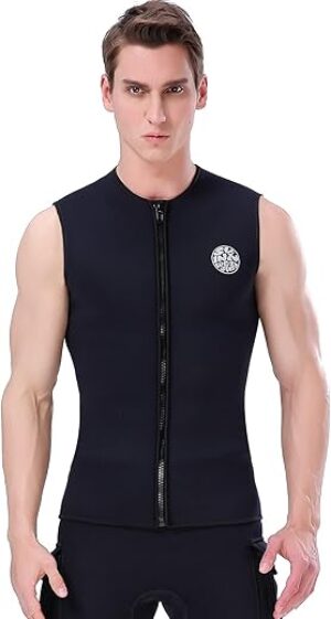 DIVE & SAIL Men’s Premium Neoprene Wetsuit Vest