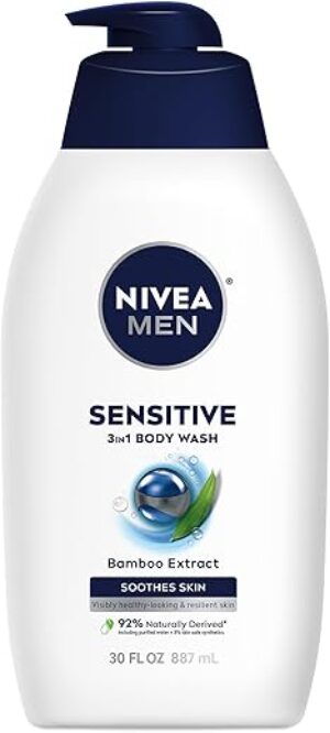 Nivea Men Men’s Sensitive Body Wash with Bamboo Extract