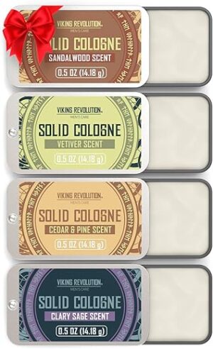 Viking Revolution Men’s Solid Cologne 4 Pack 0.5 Oz