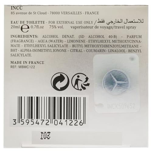 Mercedes-Benz Club Fragrance For Men, 0.7 Oz EDT - Image 5