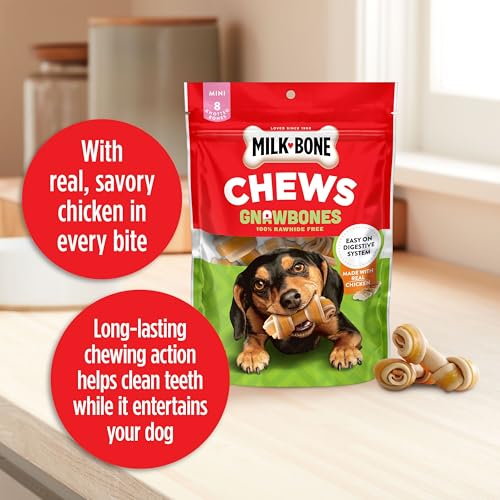 Milk-Bone GnawBones Rawhide Free Dog Treats, Chicken - Image 5