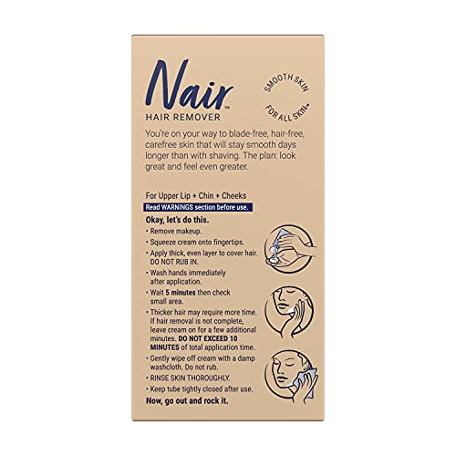 Nair Nair Hair Remover Face Cream 2 oz - Image 3