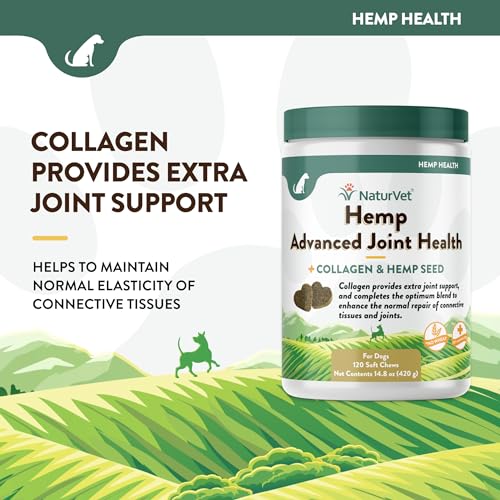 NaturVet Hemp Joint Health Dog Supplement Chews, 120 Ct - Image 3