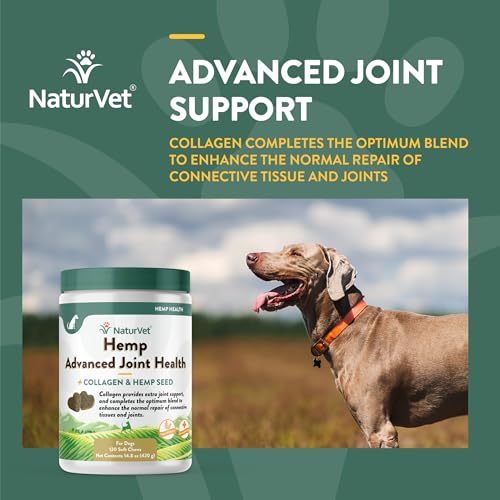 NaturVet Hemp Joint Health Dog Supplement Chews, 120 Ct - Image 4