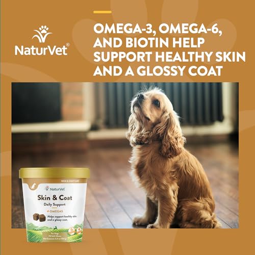 NaturVet Skin And Coat Plus Breath Aid Chews - Image 5