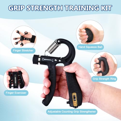 Navona Grip Strength Trainer Kit, Hand Gripper - Image 3