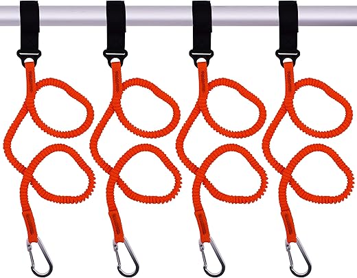 YYST Orange Paddle Leash Holder Lanyard