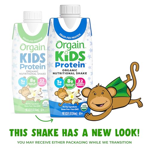 Orgain Kids Vanilla Nutritional Protein Shake, 8.25 - Image 3